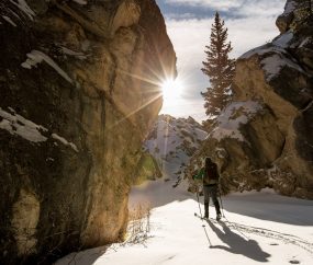 Cross Country Skiing Mountains Snow Recreation Ideas