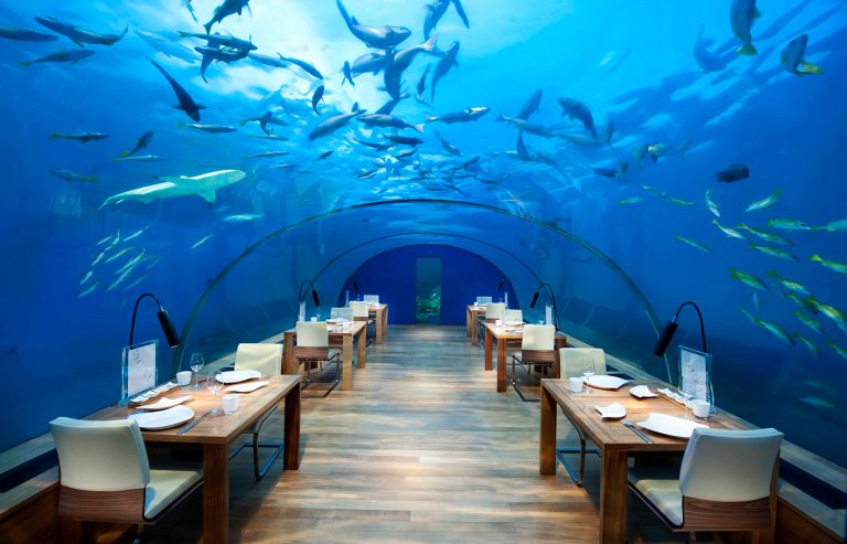 Underwater restaurant Eating Out Ocean Ideas