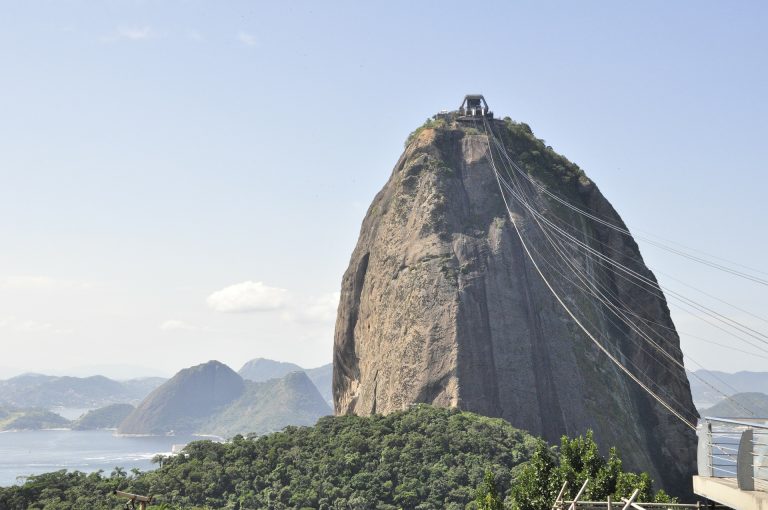 Cable Car ride up Sugarloaf Mountain Rio de Janeiro